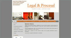 Desktop Screenshot of legalyprocesal.com